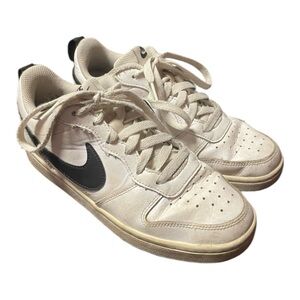 Nike Dunk White Leather Low Top Sneakers